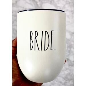 Rae Dunn Bride Wedding Insulated Stainless Steel Wine Coffee Insulated Tumbler